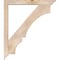 Ekena Millwork Balboa Traditional Smooth Bracket w/ Offset Brace, Douglas Fir, 5 1/2"W x 42"D x 48"H BKT0604X42X48BOA01SDF - alternate 3